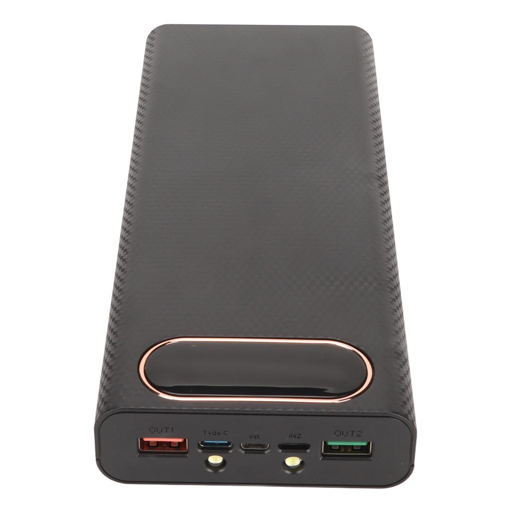 8x21700 Корпус Power Bank без пайки, набор для сборки, DIY Зарядное устройство для аккумуляторов, Внешний корпус, 22,5 В Быстрая зарядка, Черный