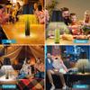 Wireless LED Wine Bottle Lamp Rechargeable Vases Led Light Dimming Mushroom Lamp Touch Control Table Lamp Decorative Night Light