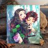 1PC Anime Slayer Adventure  Flannel Blanket Gift, Suitable for Both Men And Women, Soft Ideal for Beds And Sofa, Birthday Or Christmas Gift