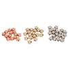 50pcs 3 Colors Star Shaped Beads Small Hole Star Spacer Beads Jewelry Making Beads  DIY Jewelry