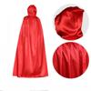 Mopping Halloween Cloak Solid Color Costume Cosplay Cape Reusable Witch's Cloak  Kid