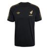 Adidas Originals SS25 Mexico Gold Equipment Series Soccer Pullover Casual Short Sleeve T-Shirt Men Tops Black JE5336