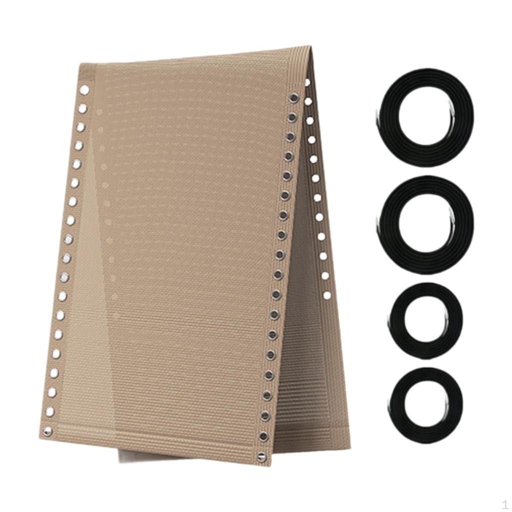 Запасные части для кресла-реклайнера, уличные складные сетчатые части с 4 эластичными шнурами для шезлонга