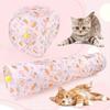 Складное кошачье гнездо Полиэстер+Стальная проволока Игрушка для питомца для веселой игры Веселый кошачий туннель Труба Кот