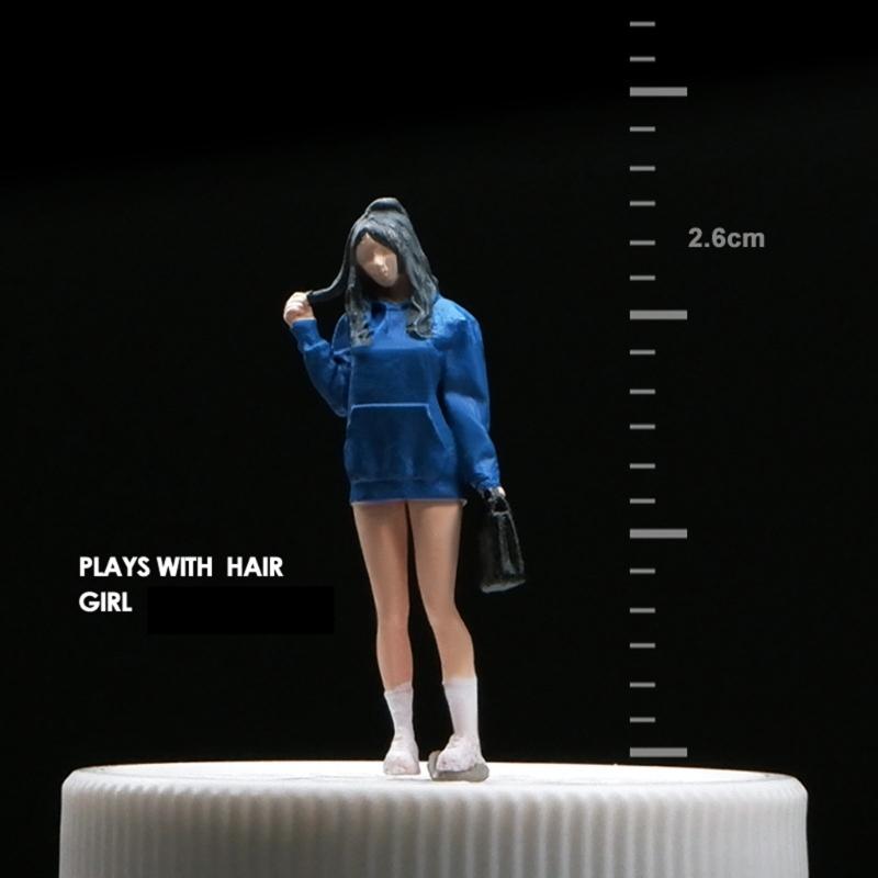 Детальные Миниатюрные Смоляные Коллекционные Фигурки Масштаба 1/64 Ручной Работы Идеально Подходят Для Макетных Железных Дорог И Диорам