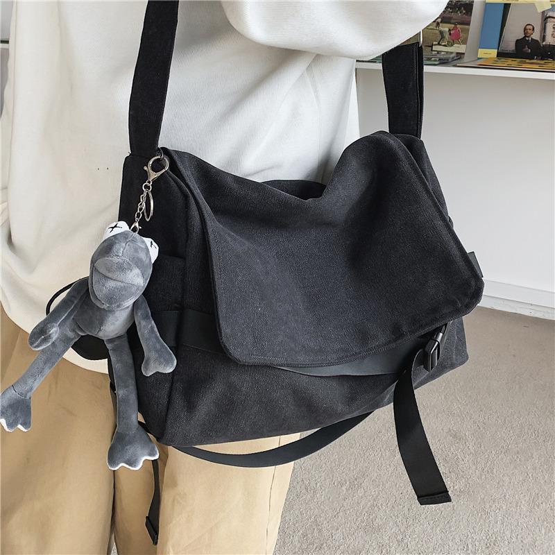 Men's Large Capacity Simple Messenger Bag Book Shoulder Bag Men's Shoulder Bag Casually