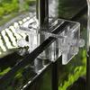 2Pcs Acrylic Transparent Aquarium Fish Tank Water Pipe Hose Fixing Clip Tube Clamp Holder