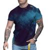 Летний топ с круглым вырезом и 3D-принтом, модные повседневные футболки с короткими рукавами для мужчин