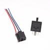 12V 3-контактное регулируемое светодиодное реле-мигалка указателя поворота для автомобиля, мотоцикла, 3-контактное светодиодное реле-мигалка, светодиодная мигалка