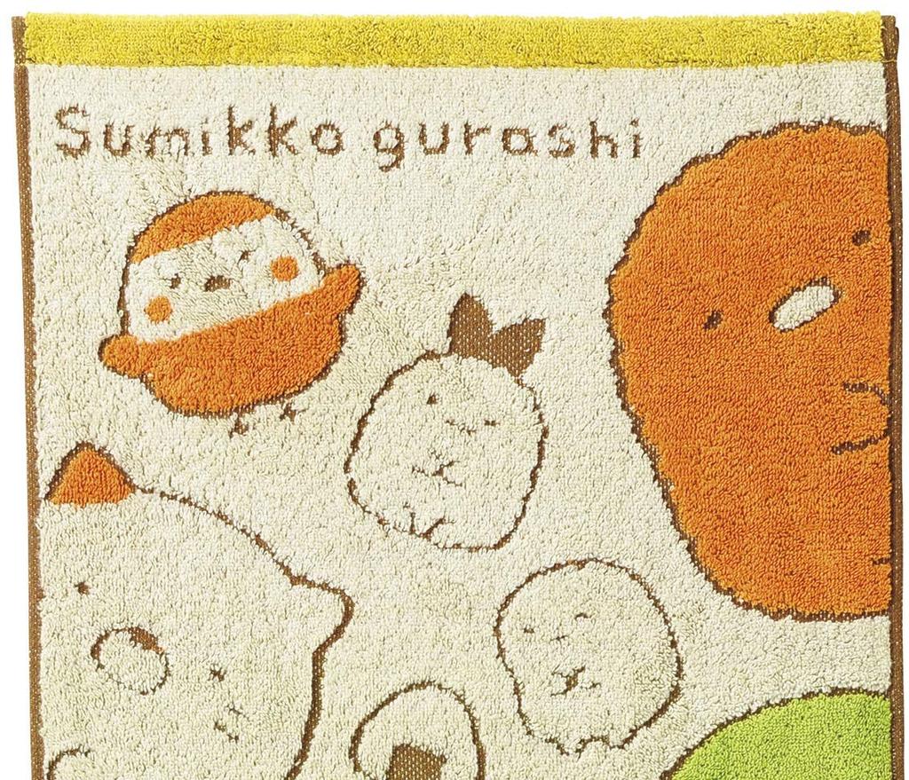 Marushin Sumikkogurashi Face Full of Fluffy Available In 3 6575009500 Towel, Sumikko, Cotton, Sizes,