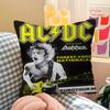 A-A-C D-C Band Cushion Cover Inches Farmhouse Decor Home Throw Pillow Covers For Couch Decorations
