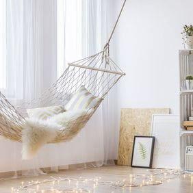 Hamac 260 x 80 см Tressé – Crème