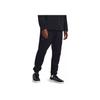 Under Armour Unstoppable Solid Color Drawstring Cuffed Training Fleece Knit Pants Men Pants Black 1382287-001