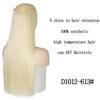Long Straight Women Hair Extension Synthetic Fiber Hairpiece Daily Wear Long Straight Fake Hair for Women