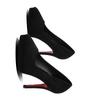 Fashion 2025 NEW Fashion Flock Platform Women Pumps Pointed Toe Sexy Party Shoes Spring Shallow Super High Heels Office Lady Dress Shoes