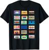 Cassette Tapes Mixtapes 1980s 1990s Radio Music Graphic Gift Unisex T-Shirt