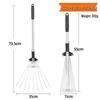Retractable Garden Leaf Rake