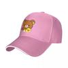 Новая Бейсболка Rilakkuma Хип-Хоп Кавайные Медведи Милые Животные Шляпа-Сэндвич Унисекс Стиль Регулируемый Головной Убор Спорт