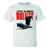 Унисекс футболка Хлопок Оверсайз Большой Размер BULLITT T-SHIRT СТИВ МАККУИН КЛАССИЧЕСКАЯ