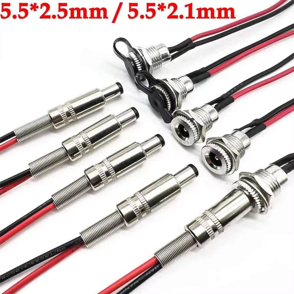 1Pcs DC099 DC Power Jack Socket Power Plug Connector Adapter  Wiring Assembly Accessory