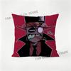 Black Flug Slys Hat Villainous Laser Pillow Case Ultra Soft Skin Friendly Fabric Cloud Like Comfort  Concealed Zipper