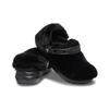Crocs Classic Fuzzy Clogs Winter Slippers Women Slippers Black 207303-001