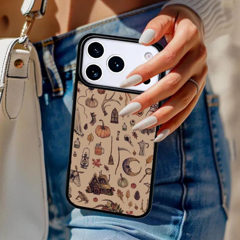 Halloween Phone Case For iPhone 17 Air 14 15 13 12 Max Cover For Apple 14 15 16 16e 11 Pro Max Plus