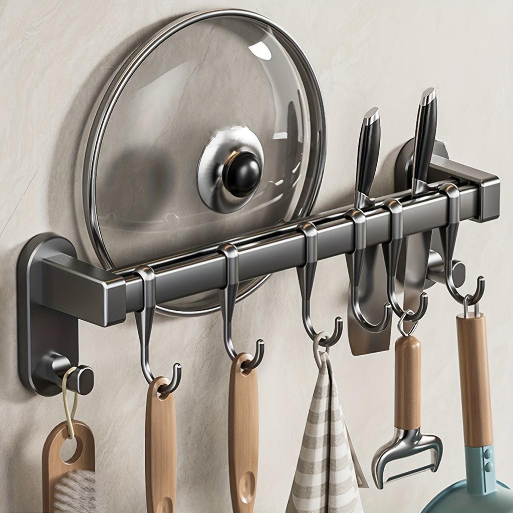 Многофункциональный кухонный органайзер - Идеально подходит для палочек для еды, ножей, приправ и т.д. | Легко устанавливается с помощью прилагаемого клея или шурупов