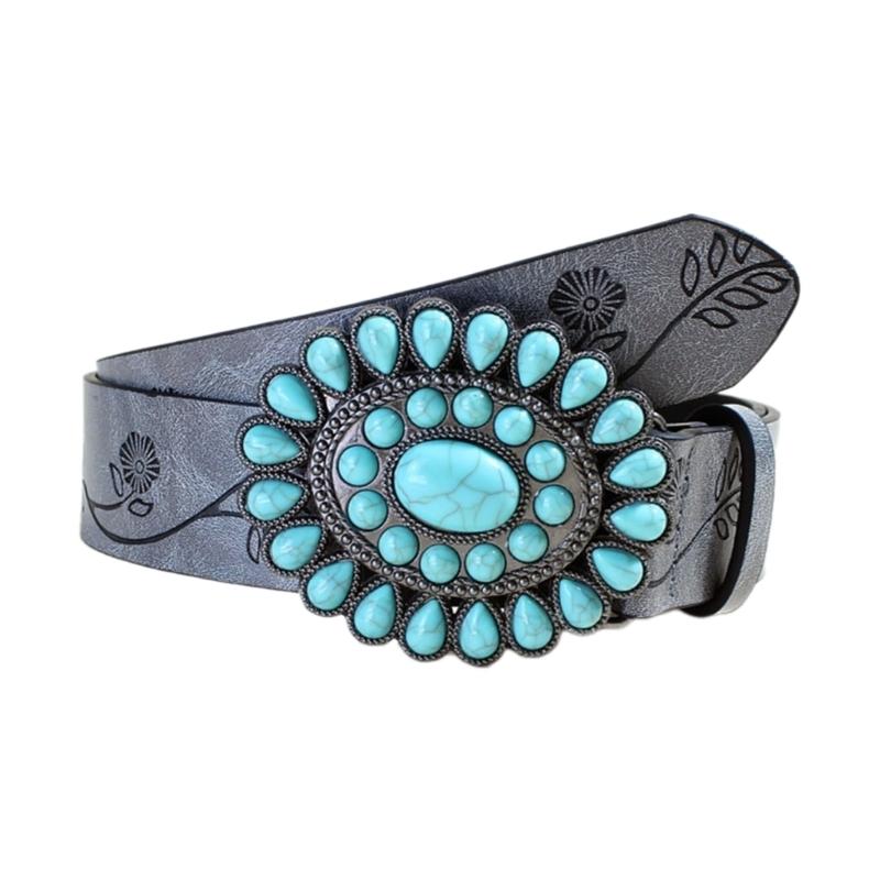 Girls Retro Waist Belt for Daily Costume Jewelry Waist Body Jewelry for Party Jeans Belt Cowboy Chain