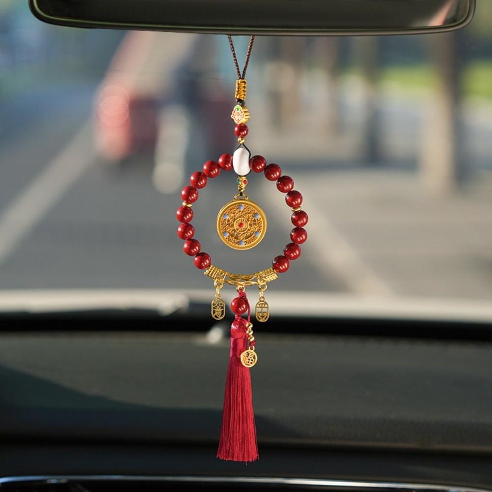 Five-Fortune Round Automobile Hanging Ornament Lucky Charm Jewelry Car Interior