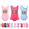 5103 Детский купальник для девочек с принтом Руми Мира Зои Купальный слитный боди Купальник
