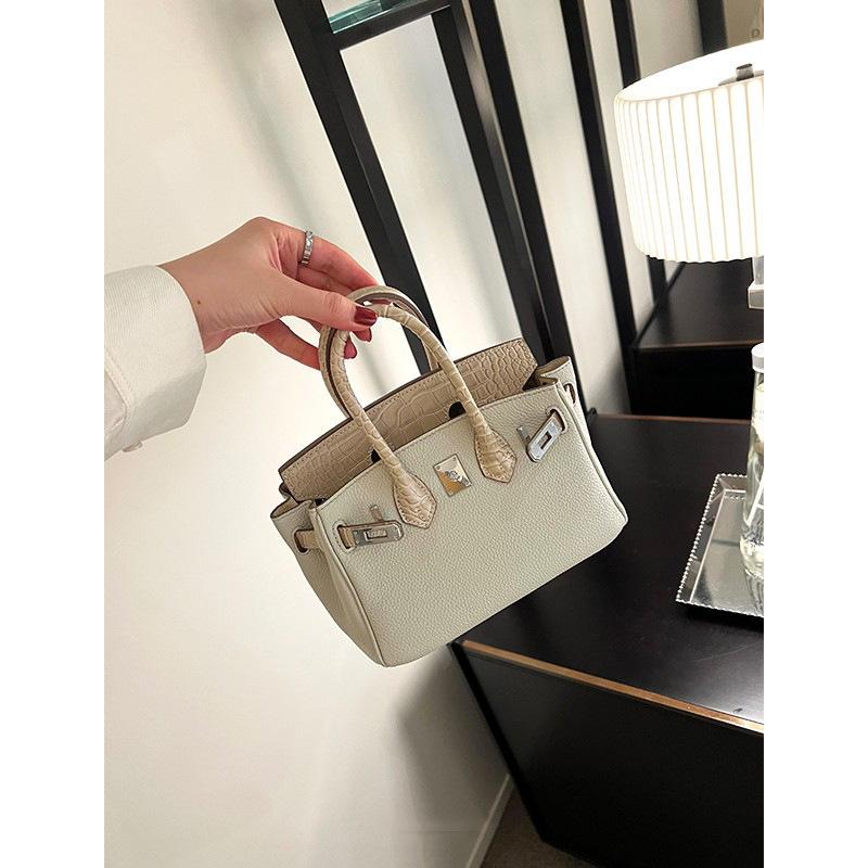 Сумка-кошелек Color Blocked Platinum Bag Mini Crossbody с принтом крокодила, универсальная сумка для поездок на работу из коровьей кожи