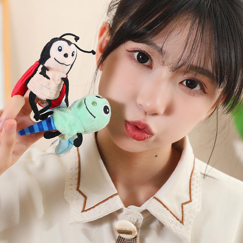 Новая детская кукла для раннего развития, пальчиковая кукла в виде животного из джунглей, тигра, обезьяны, плюшевая игрушка