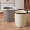 Large Capacity Plastic Trash Can for Kitchen, Bathroom, Bedroom, and Living Room - Hands-Free Design