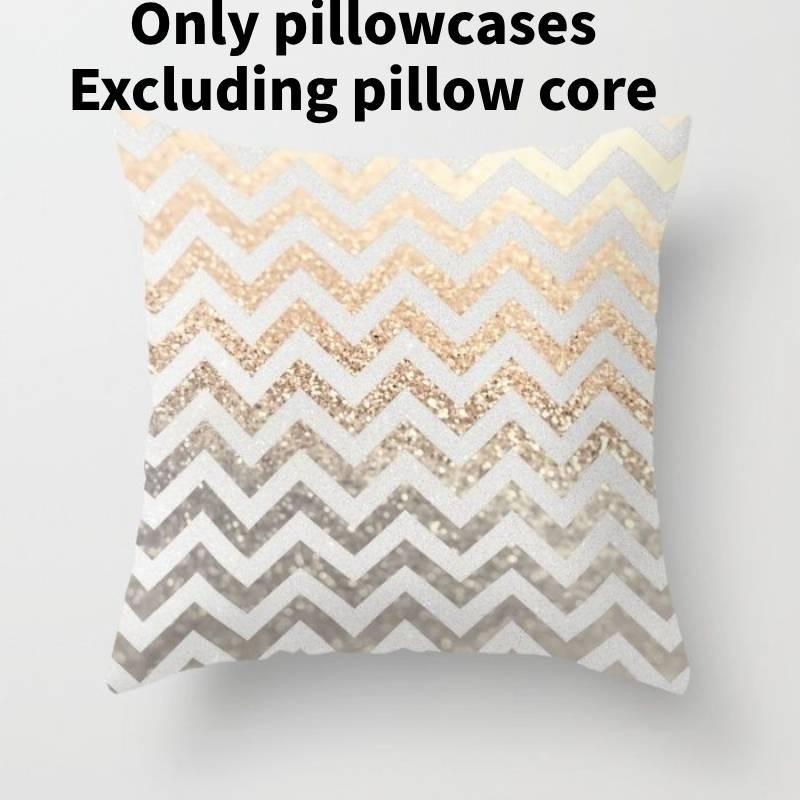 Современная минималистичная хлопковая мультяшная наволочка с буквенным принтом, мягкая плюшевая наволочка из ткани «персиковая кожа»