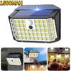 1500MAH Motion Sensor Lights Outdoor with Lights 176 LED Solar LightsIP65 Security Light Outside with 3 Modes for Garden Patio