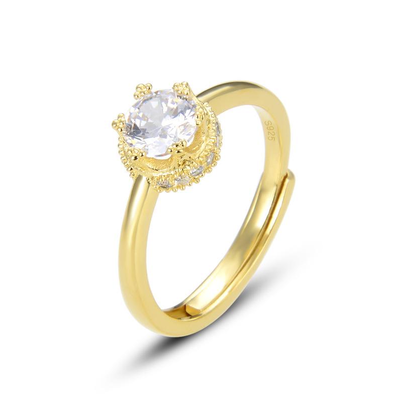 Классическое кольцо Lindon из стерлингового серебра 925 пробы с цирконом, женские ювелирные изделия, свадебный подарок для вечеринки