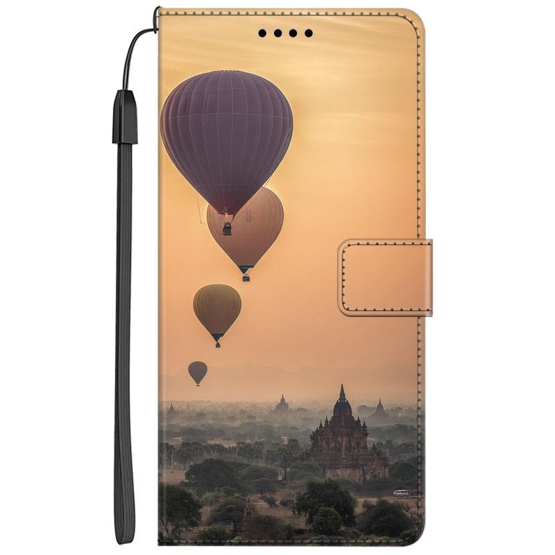 Flip Leather Case For Samsung S24 Ultra 5G Cover Book Wallet Seascape Coque for Samsung Galaxy S23 S22 S21 S20 Ultra S24Ultra