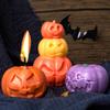 1PC Creativity Halloween Silicone Candle Mold Handmade Scented Candles Soap Molds Plaster Resin Crafts Making Home Halloween Decor