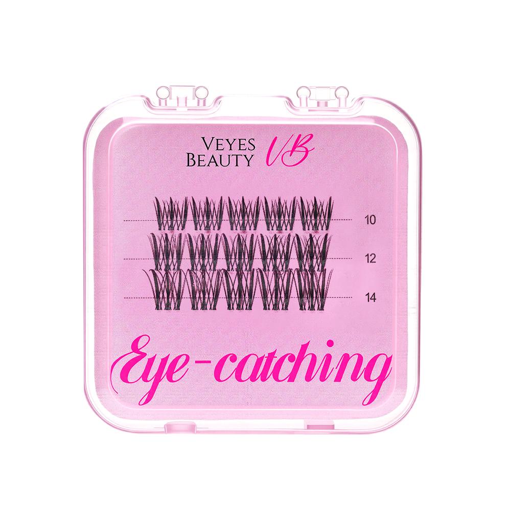 veyesbeauty Мини-набор пучков ресниц - Зайчик/ Порхание/ Корона