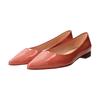 Pumps Pointed Toe Collar Heel Pumps F11516 Orange Cm [Fabiorsconi] Women's 24.0