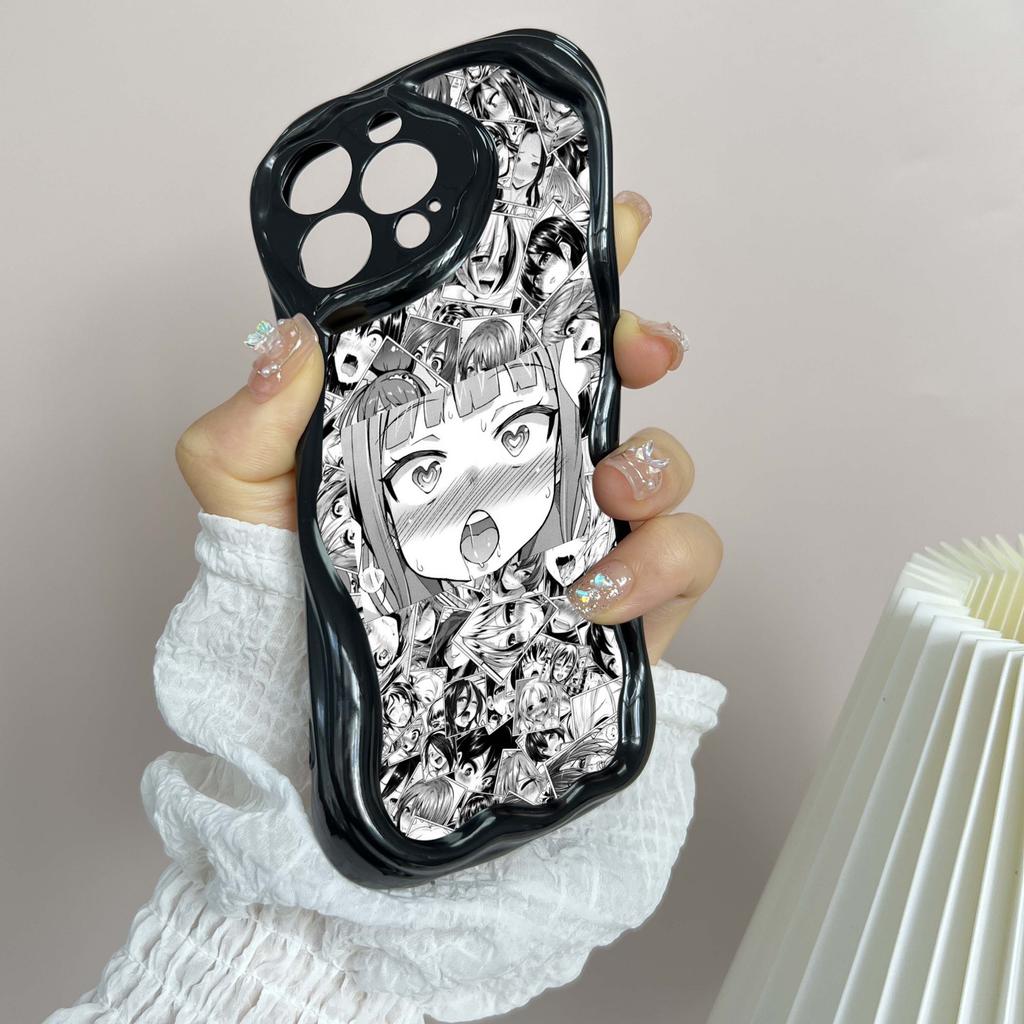 N7 Desire Anime Girl Design Art Волнистый чехол для телефона для iPhone 15 14 Pro Max Samsung S24 S23 Ultra A54 A14 Xiaomi Redmi 13C Huawei Honor Мягкая задняя крышка