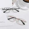 Glasses Ss9188 Metal Square Transparent Retro Flat Mirror