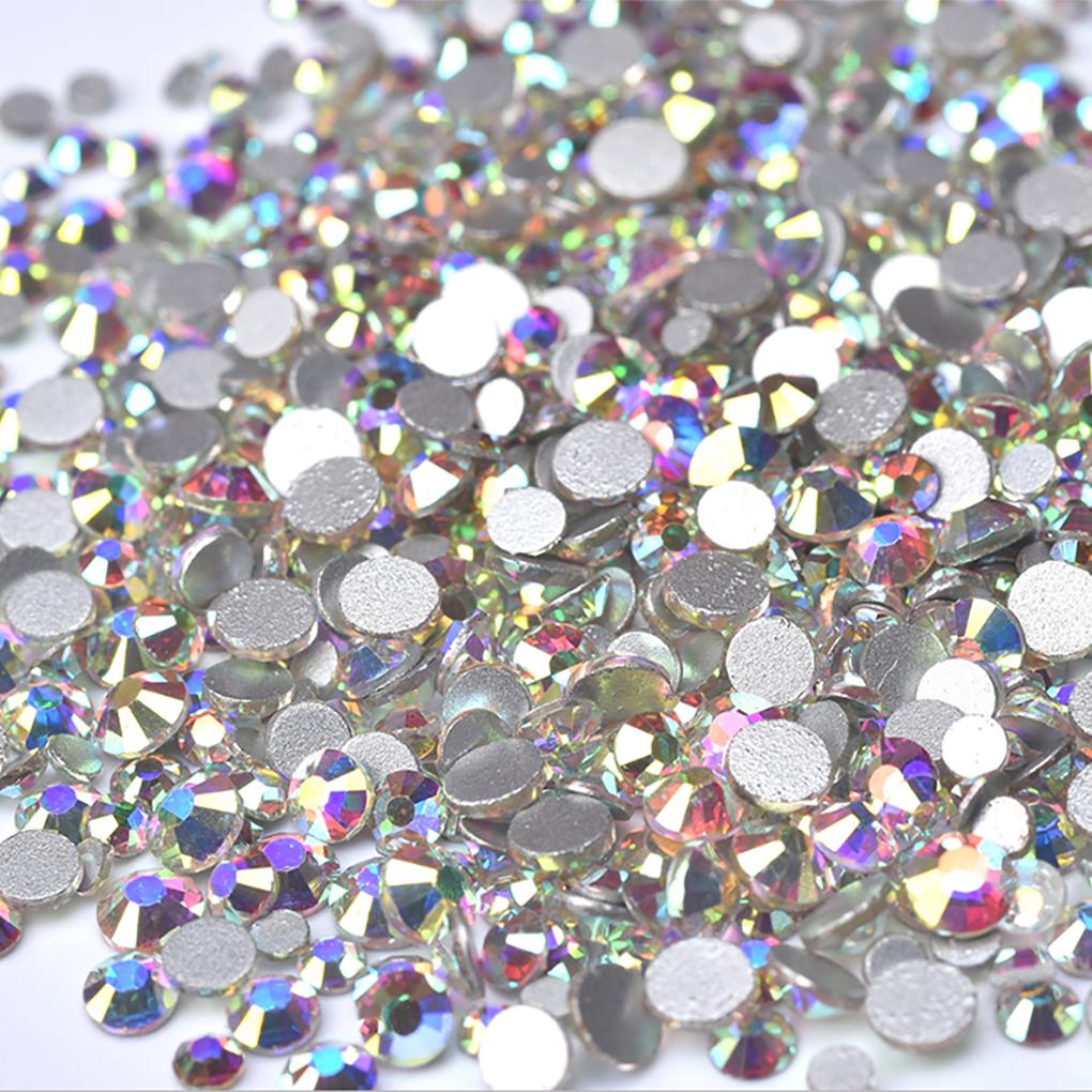 Неправильные круглые сверла коробка набор смешивание цветных стразов пинцет ручка для сбора DIY маникюрные художественные инструменты