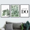Green Tropical Agave Tulip Monstera Succulents Wall Art Canvas  PostersPainting And Prints Wall Pictures For Living Room Decor