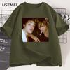 Chuck and Nate Gossip Girl Tee Women Unisex Oversized T Shirt Vintage 90s Fashion Aesthetic Trendy Y2k Tshirt Streetwear Clothes