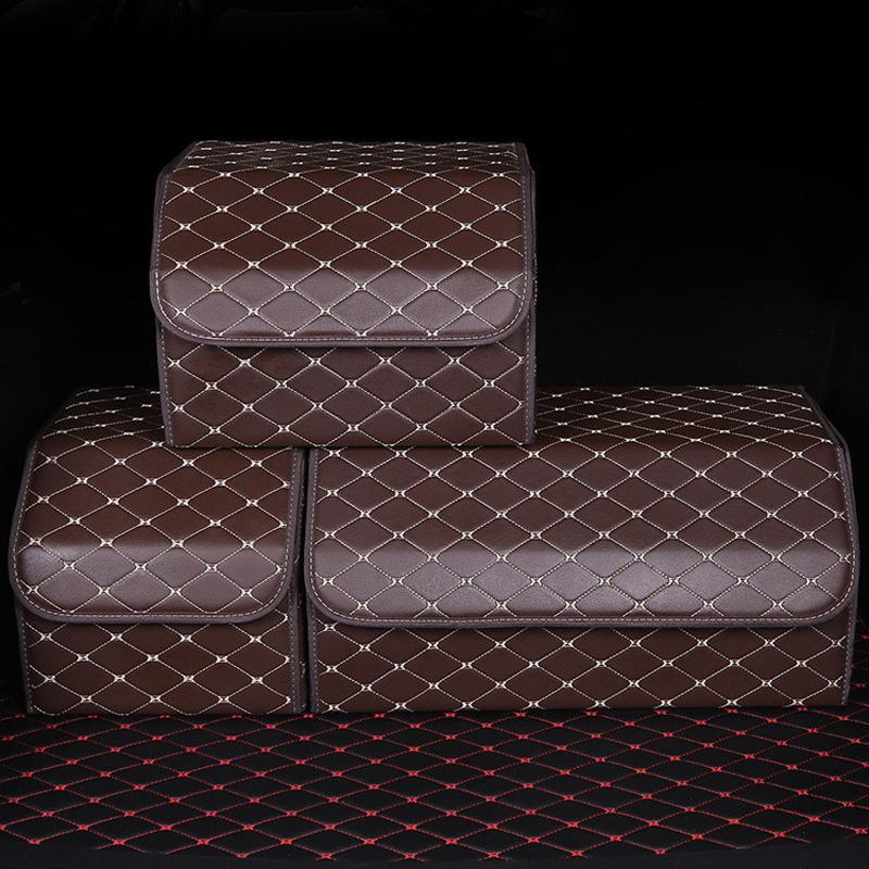 Многоцелевой складной органайзер для хранения в багажнике автомобиля большой емкости с крышкой, портативная сумка для хранения автомобиля, органайзер для багажника автомобиля