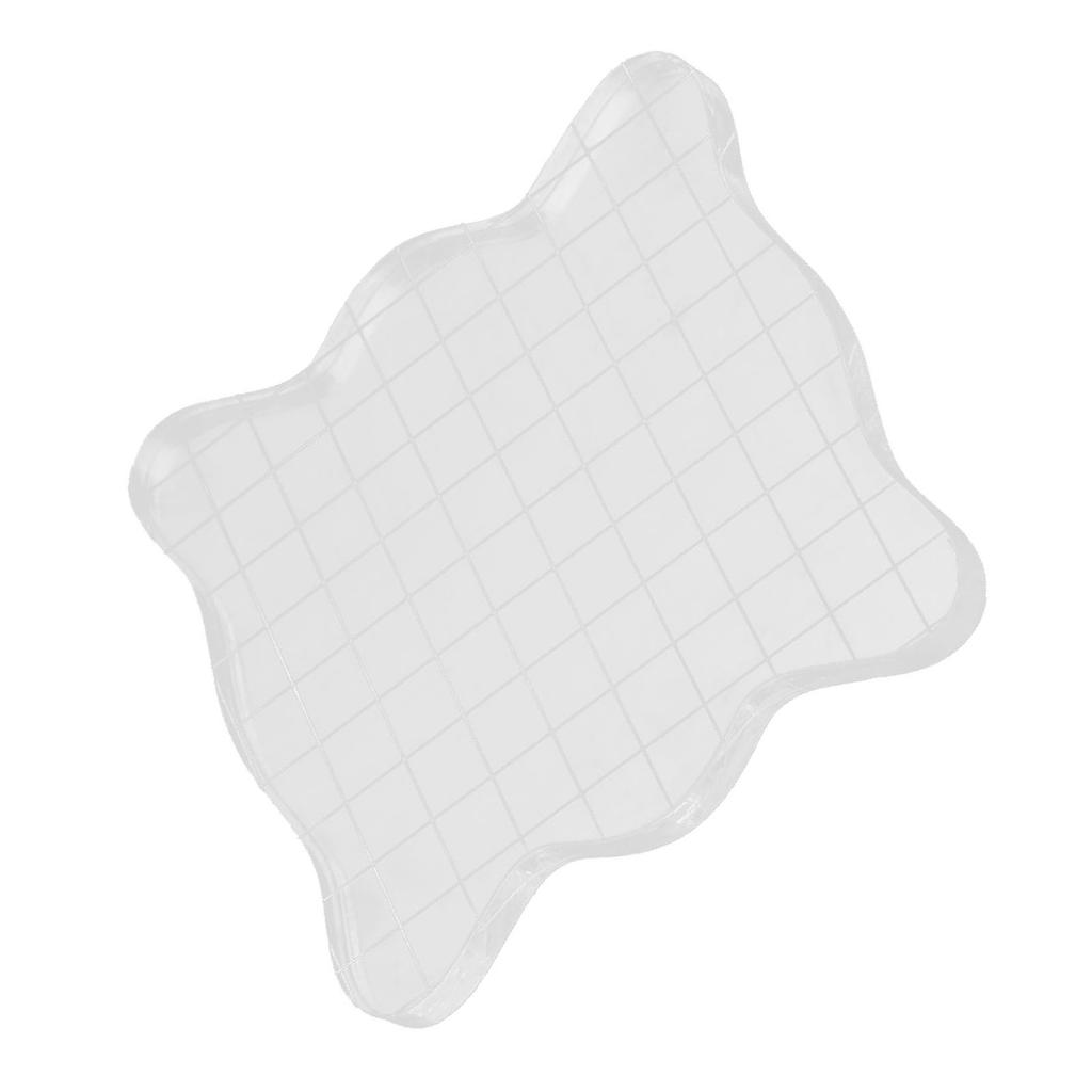 Acrylic Stamping Grid Block Scrapbooking Cards Stamping Tools(10 X 10cm)