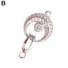Lock Clasps Accessories DIY Homemade Needlework Beaded Connector Link Bracelet Jewelry Buckle M V5V7