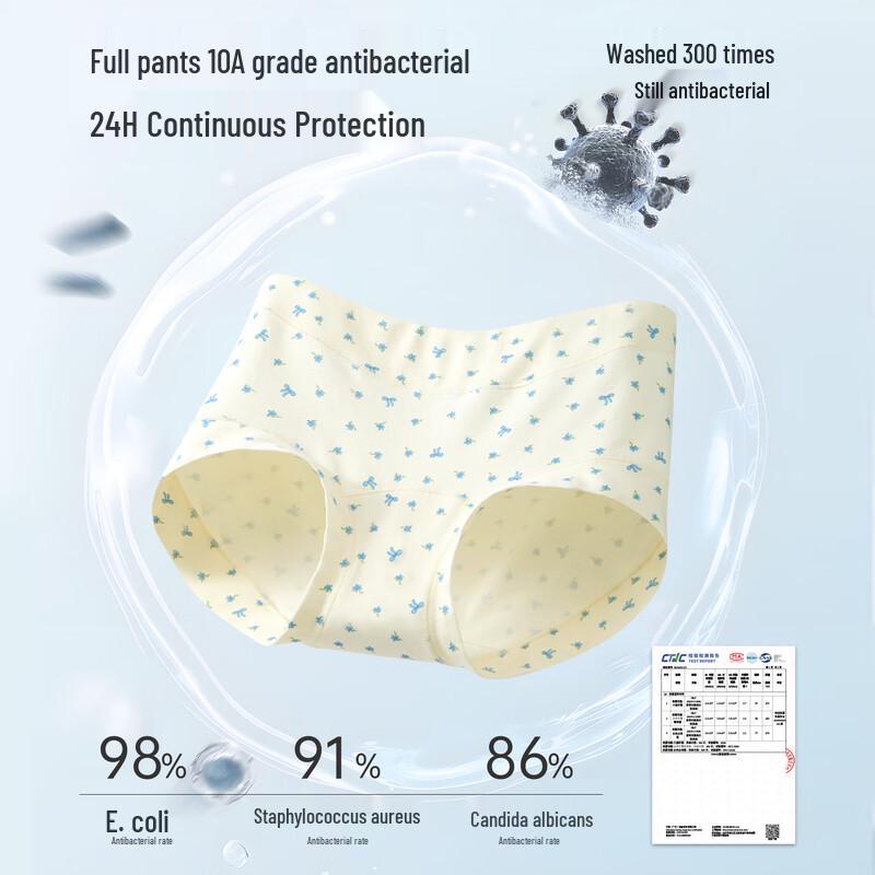 Urban Beauty Ladies' Pure Cotton Antibacterial Boxer Briefs